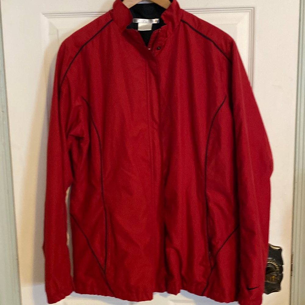 Nike Golf Wind Jacket Size XL Red